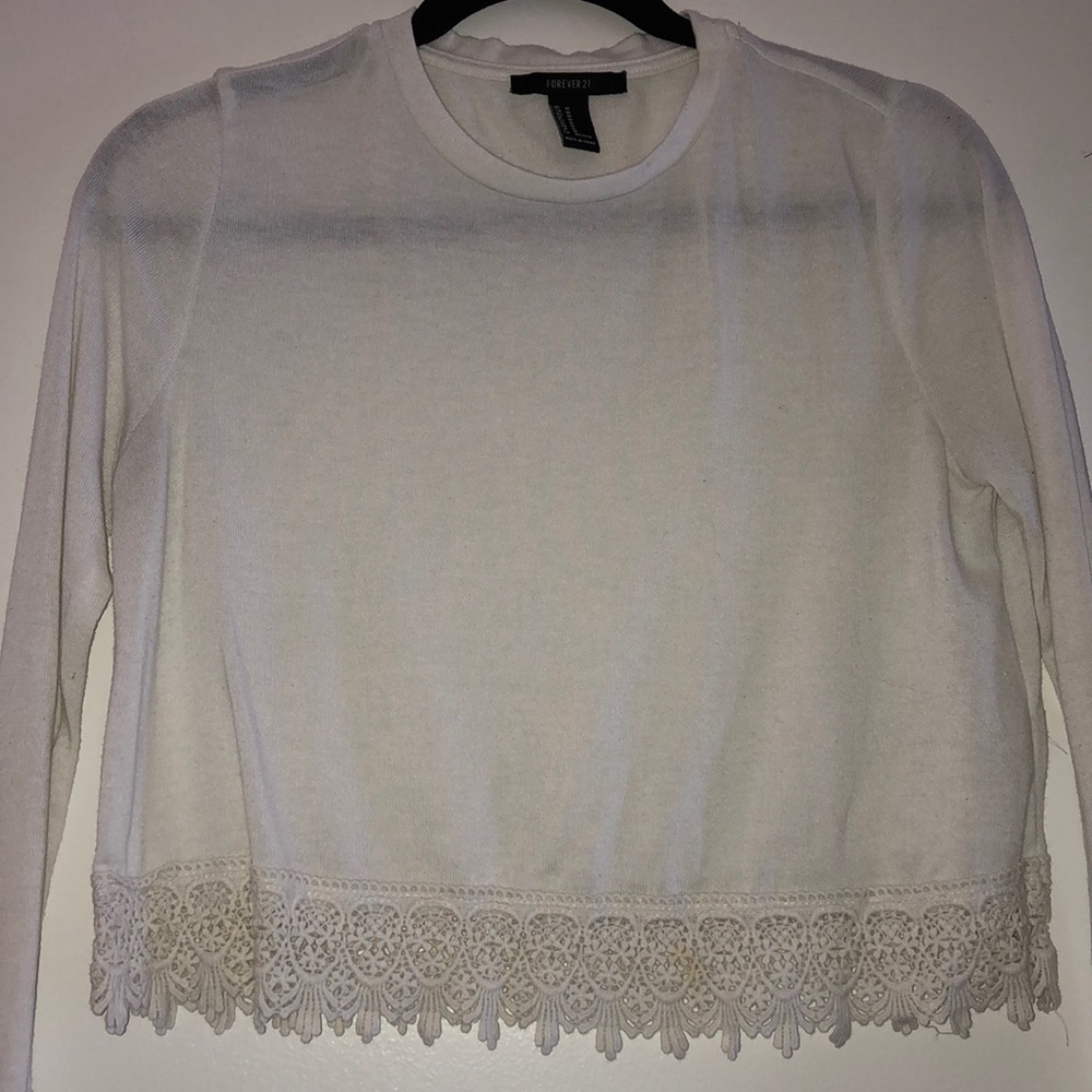 Forever 21 Long Sleeve with Lace